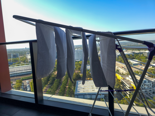 호주 아파트 빨래 건조